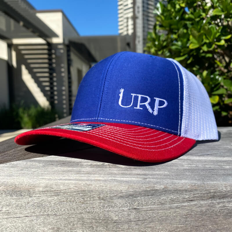 #bluewhitered_hat