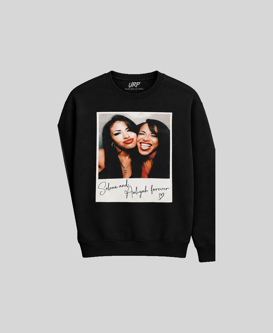 URP Polaroids Crew Neck Sweatshirt — Aaliyah & Selena